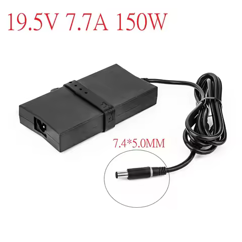 19.5V 7.7A 150W 7.4*5.0mm DA150PM100-00 Laptop Charger for Dell Alienware M14X M15X Inspiron M1710 2