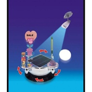 Solar display turntable