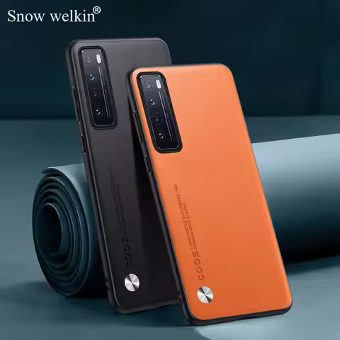 Luxury PU Leather Case Cover For Huawei Nova 7 Pro Shockproof Silicone Case For Huawei Nova 7 SE 5G 