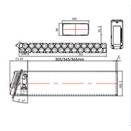 （FALY）Electric Bicycle Battery Box 48V Ebike Large Capacity Holder Case