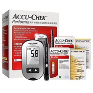 ✉✎ (EXP:maximum)Accu Chek Glucose Test Strips Lancets Sets Monitor Blood Sugar Glucose meter Test Ki