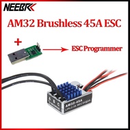 NEEBRC AM32 45A Brushless ESC Outrunner Waterproof ESC 2-3S & Upgrade Parts Open Source Speed UsB Li