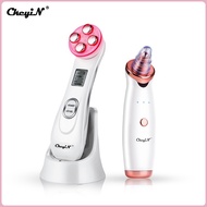 Ckeyin Vacuum Blackhead Remover+Ckeyin EMS Electroporation Facial Beauty RF Radio Frequency DeviceSp