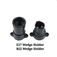 B22 / E27 Wedge Holder (Weatherproof) / 304 B22 Adaptor