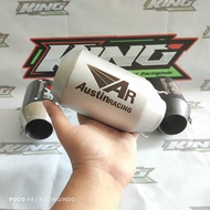 knalpot new racingAUSTIN inlet 51 mm Yamaha r25 cbr 250 ninja 250 Yamaha r15 etc.
