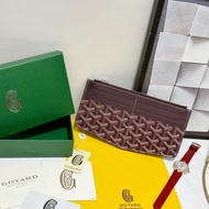 Insert E Large Zipper Compartment Mobile Phone Bag Card Holder Printed Cowhide with Gift Box GY33333