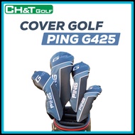 Cover gậy golf Ping G430 bao che đầu gậy golf combo 4 cover chất liệu da ngoài mặt trong lót nỉ