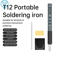 YoHi AC 100-240V 65W T12 intelligent soldering iron with internal heating constant temperature brack