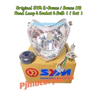 E Bonus 110/Bonus 110/Bonus110 (100 Original SYM) Head Lamp Light& Socket &  Bulb (Complete Set) Lam