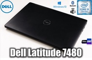 เครื่อง Notebook โน๊ตบุ๊ค Dell Latitude 7480 14 นิ้ว (SSD) Core i5-7200U (Touchscreen) (ทัชสกรีน) Windows 10 แท้ สเปคแรงเร็ว สภาพดี ราคาถูก