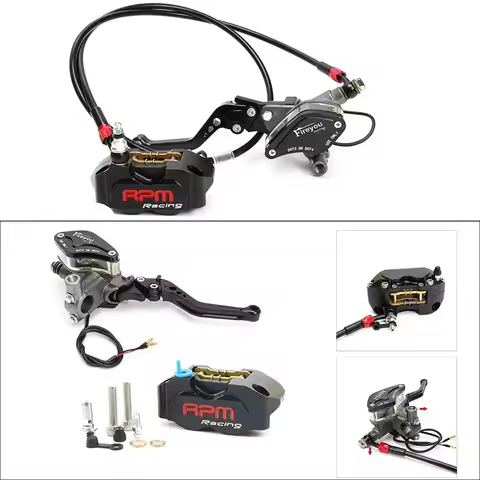 Motorbike front rear hydraulic disc brake master cylinder caliper assembly for Yamaha scooter Rsz Jo