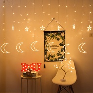 Raya Deco 2.5M 6 Large Moon 6 Small Star LED Deco Light 1175 pjeC
