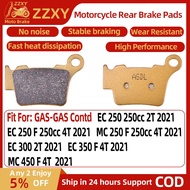 1 Pair Motorcycle Rear Brake Pad For GAS-GAS Contd EC 250 F 250cc 4T 2021 MC 250 F 250cc 4T 2021 EC 