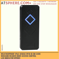 Weatherproof IP65 125KHz RFID ID EM Card Wiegand Reader Door Access Control LED Indicator DPR001