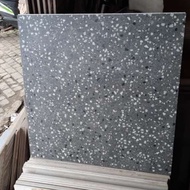 granit lantai 60x60 terazo dark grey by infiniti