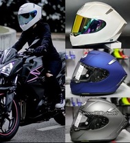 SHOEI X14安全帽消光磨砂灰銀／藍色／白色全盔機車頭盔全罩男女賽車跑盔四季防摔保護防碰撞摩托騎士通風重機騎乘&amp;代購