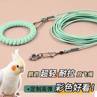 Parrot Ultra-Light Flying Tiger Skin Leash Peony Walking Bird Cockatiel Small Sun Leash Walking Bird