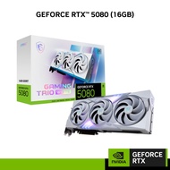 NVIDIA® Graphic Card MSI GeForce RTX™ 5080 16G GAMING TRIO OC WHITE