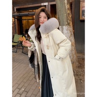 Women's Mid-Length Down Cotton Jacket - Thickened Winter Trend | AX3D