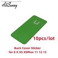 ☍ 10pcs Back Cover Battery Door Sticker for iPhone 8 Plus X XS 11 12 13 Pro Max Rear Glass Hoursing Adhesive Seal Double Tape Glue