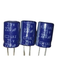 10 pcs Elko kapasitor elco 220 UF 25v