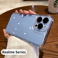 Shockproof Soft TPU Clear Phone Case For Realme GT Neo 9i 8i 7i 9 8 5 5i 6i C35 C33 C31 C30s C3 C17 C11 C12Y C15 C25 C25s C21Y C25Y Pro Plus Narzo 50i