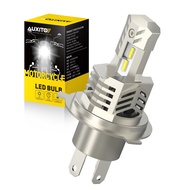 Auxito หลอดไฟ lampu depan LED รถมอเตอร์ไซค์ H4 1ชิ้น HB3 H4หลอดไฟ LED Moto ไฟสูงไฟหน้ารถมอเตอร์ไซด์ LED 6000K สีขาว
