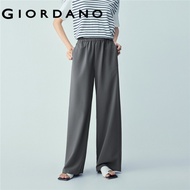 GIORDANO WOMEN Draped elastic waist pants 05416322
