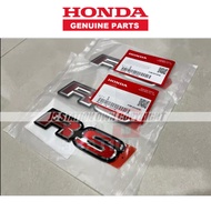 HONDA RS LOGO EMBLEM NEW CITY FACELIFT HATCHBACK GN2 GN5 CIVIC FC FE JAZZ GK5 GE8 WRV HRV CRV JAPAN 