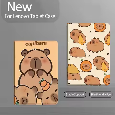 Cartoon Cute Capybara For Xiaoxin Lenovo Tab Pad K11 K10 M10 P11 3rd Plus Pro Legion Y700 Y900 Gen4 