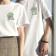 Dinosaur couple clothes, thick dinosaur couple t-shirts