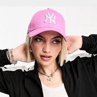 topi new era new york yankees pink logo putih 100% original