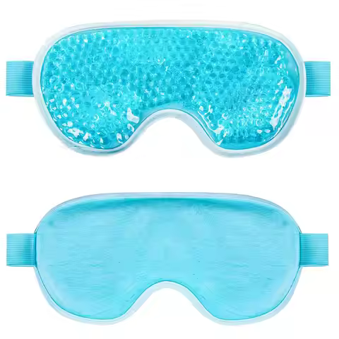 Reusable Cooling Eye Mask for Puffy Eyes, Migraine Relief, and Eye Fatigue - Gel Eye Mask with Cold 
