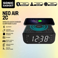 Vinnfier VF Neo Air 2C Wireless Quick-Charger Bluetooth Speaker Dual Alarm Clock FM Radio USB Slot