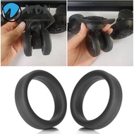 WON 3Pcs Rubber Ring, Diameter 35 mm Flexible Luggage Wheel Ring, Stretchable Silicone Thick Flat Wheel Hoops Luggage Wheel