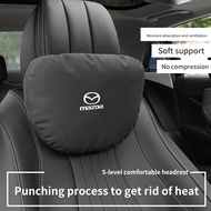 Top Quality Car Headrest Neck Pillow Support Seat For Mazda 2 3 5 6 8 CX5 CX7 CX3 CX9 RX MX CX30 Soft Adjustable Car Accessories