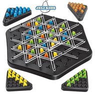 Sucilaputri8 - Jelkids Chain Triangle Multiplayer Puzzle Board Game Puzzle Geometry Chain Chess Boar