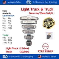 Truck & Light Truck Clip On Balancing Wheel Weight; Heavy Duty; Tayar; Alignment; Lori; Bus; Tubeles