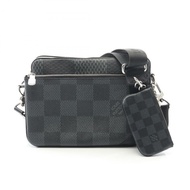 路易威登 Trio 斜背包 N50017 Damier Graphite 黑色 二手 LV