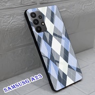 Softcase Glass Kaca SAMSUNG A23 - Casing hp SAMSUNG A23 [ S65 ].