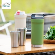 Bình giữ nhiệt LocknLock Hybric Tumbler Set SLO LHC4303 dung tích 420ml kèm 4 ly inox bên trong P3H