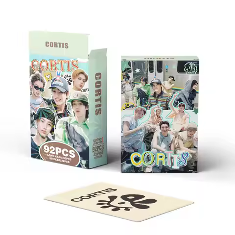 92 Small Cards K-Pop BT Junior Group CORTIS Merchandise Photo Cards Celebrity Mini Stickers LOMO Gre