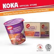 KOKA Multigrain Purple Corn - Five Spice Duck Cup Noodles (24 Cups x 65g)