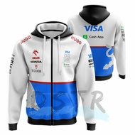F1 2024 Formula One Team Visa Cash App RB Fullprint Hoodie Jacket