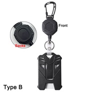 ID Card Holder Bus Card Cover Case Badge Reel Clip Badge Clip Heavy Duty Badge Clip Retractable Badg