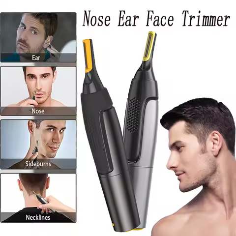Nose Ear Face Trimmer Electric Shaving Safe Face Care Nose Hair Trimmer For Men Shaving Hair Removal