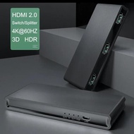 4K 60Hz 1x2 1x4 HDMI Splitter Vs 3x1 4x1 5x1 HDMI Switcher PC To TV Display Adapter Video Converter