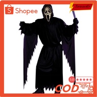 Scream Boy's Halloween Fancy-Dress Costume for Child Adult Ghost Costume Scream Ghost TSS