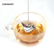 COMOWANR7 Tea Strainer, Stainless Steel With Chain Tea Infuser, Durable Bird Shape Ultra-Fine Mesh T