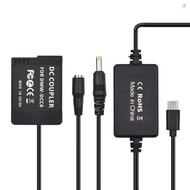 PD USB Type-C Cable to DMW-DCC8 Dummy Battery DC Coupler DMW-BLC12 Replacement for Panasonic LUMIX D